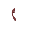 Stimulateur Clitoridien & Vibromasseur Point G 2-en-1 DINA Bordeaux 